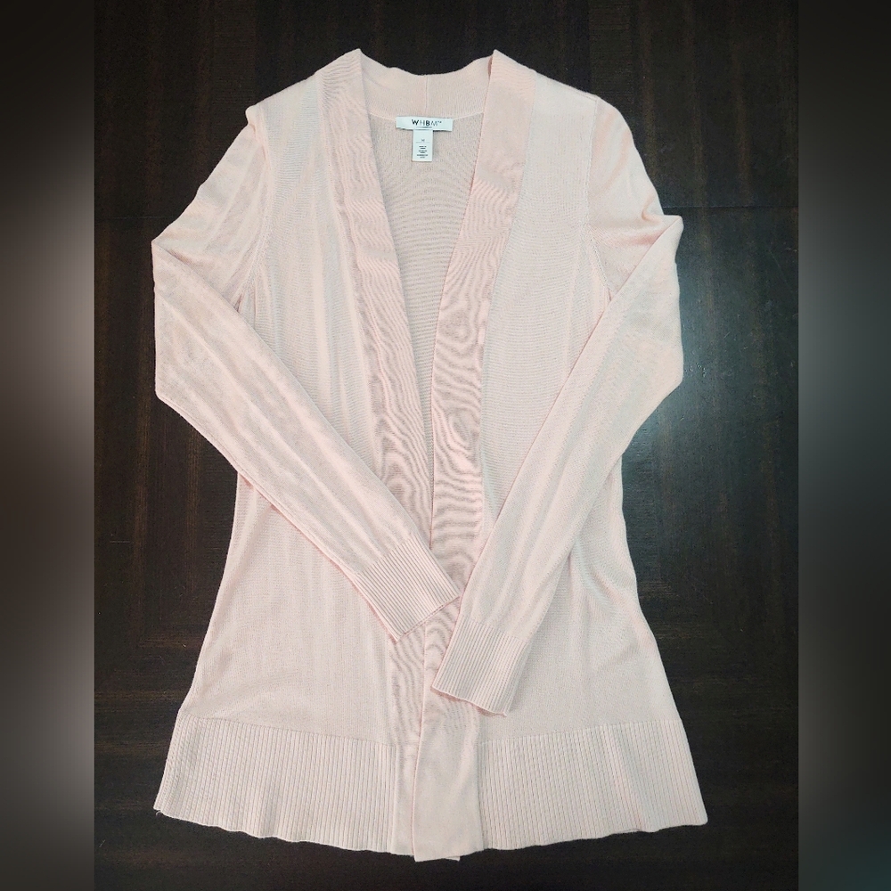WHBM Lightweight Open Sweater Cardigan M - Picture 3 of 9